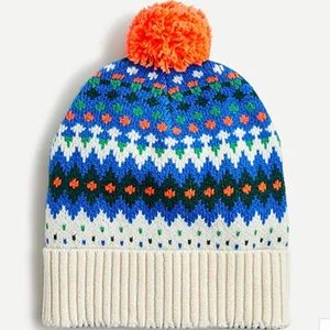 Kids Beanie in Fair Isle